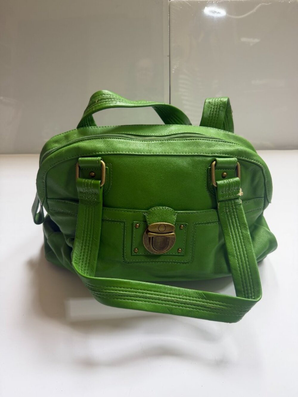 Franklin Covey Kelley Green Satchel